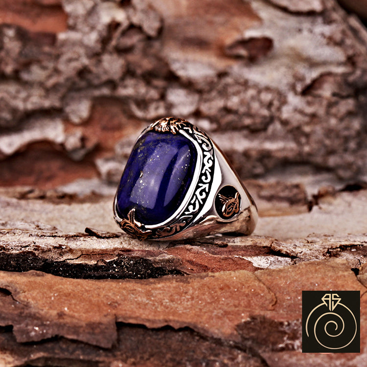 Lapis lazuli hot sale gemstone ring