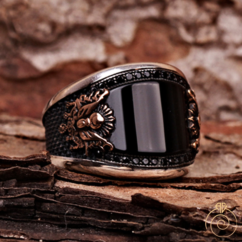 Men’s offers Black Onyx Ring